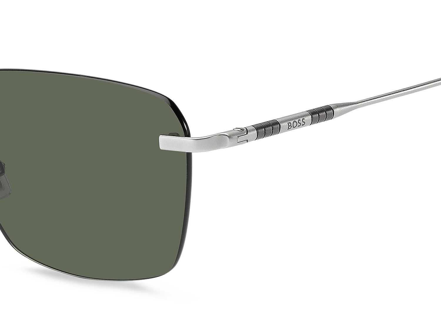 Sunglasses Hugo Boss 1925/F 208792 CTL QT color matte palladium shape square lenses green