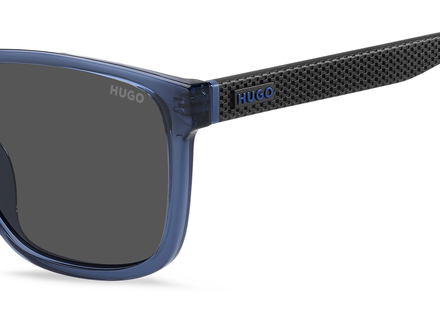 Sunglasses Hugo Hg 1391/G 208794 PJP IR color blue shape rectangle lenses grey