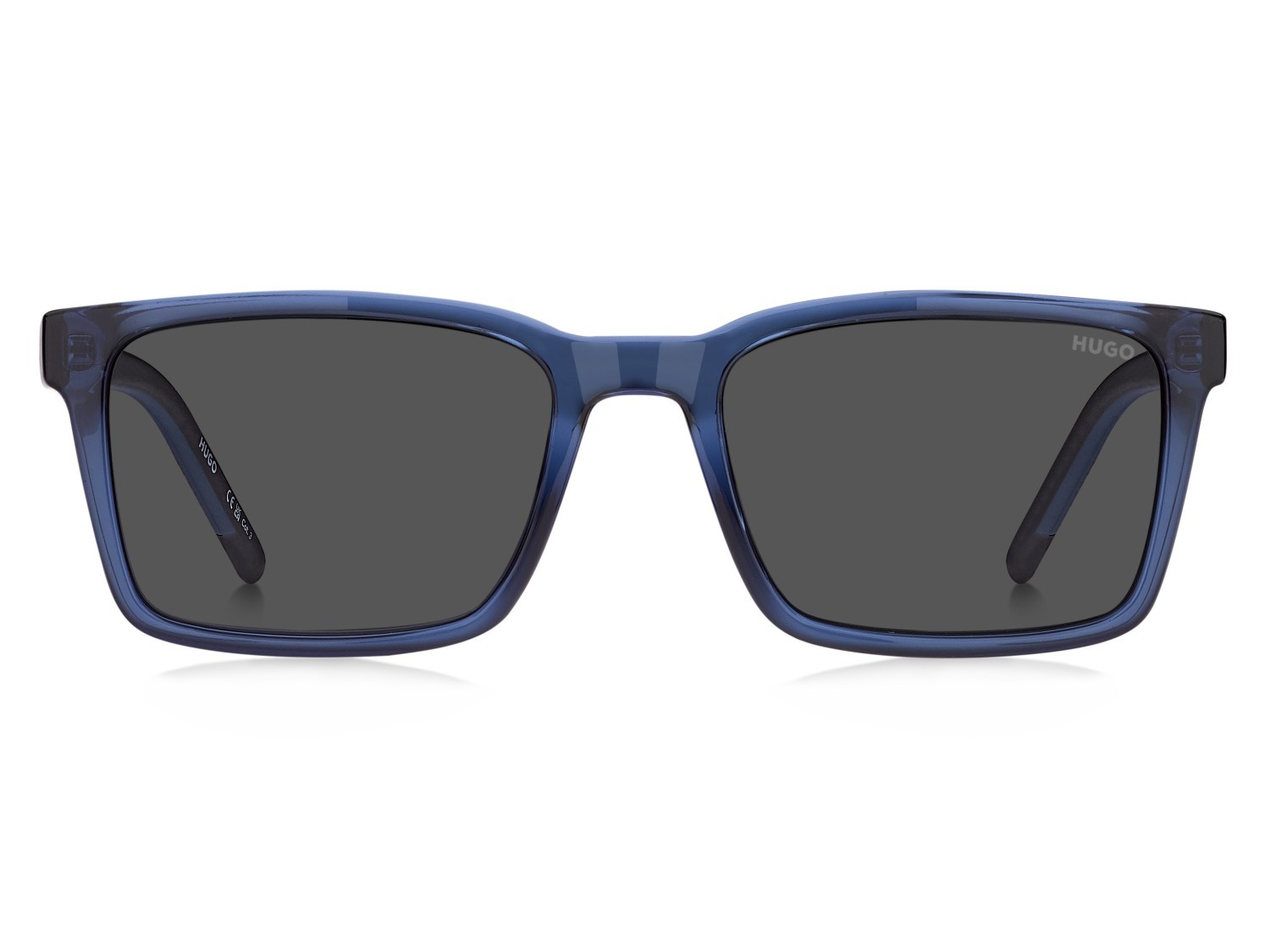 Sunglasses Hugo Hg 1392/S 208798 PJP IR color blue shape rectangle lenses grey