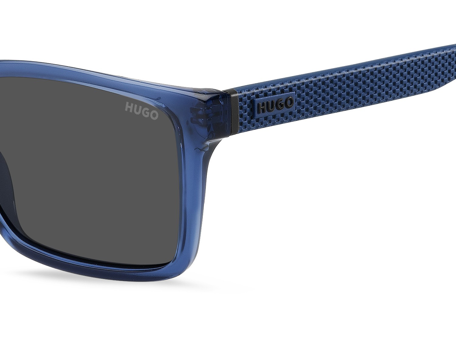 Sunglasses Hugo Hg 1392/S 208798 PJP IR color blue shape rectangle lenses grey