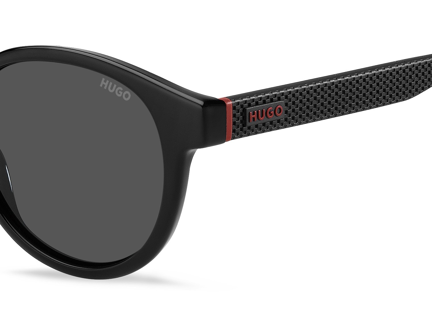 Sunglasses Hugo Hg 1390/S 208799 807 IR color black shape pantos lenses grey