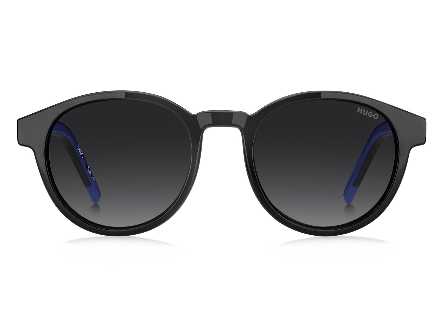 Sunglasses Hugo Hg 1390/S 208799 KAC 9O color shaded grey texture transparent gre shape pantos lenses dark grey shaded