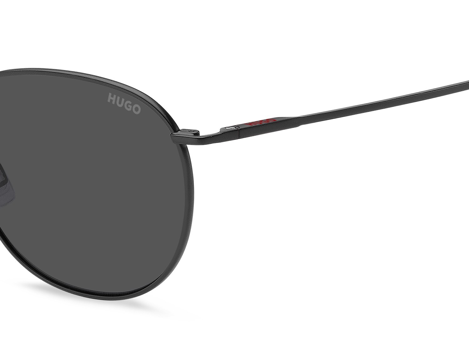 Sunglasses Hugo Hg 1405/S 208803 003 IR color matte black shape pantos lenses grey