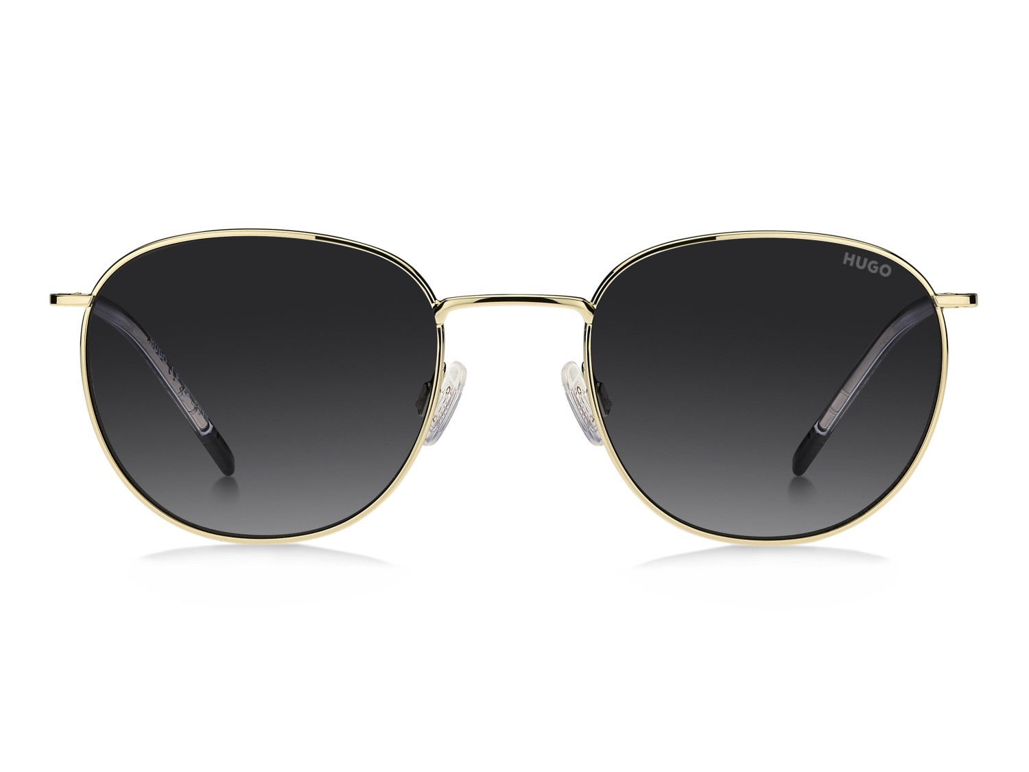 Sunglasses Hugo Hg 1405/S 208803 J5G 9O color gold shape pantos lenses dark grey shaded