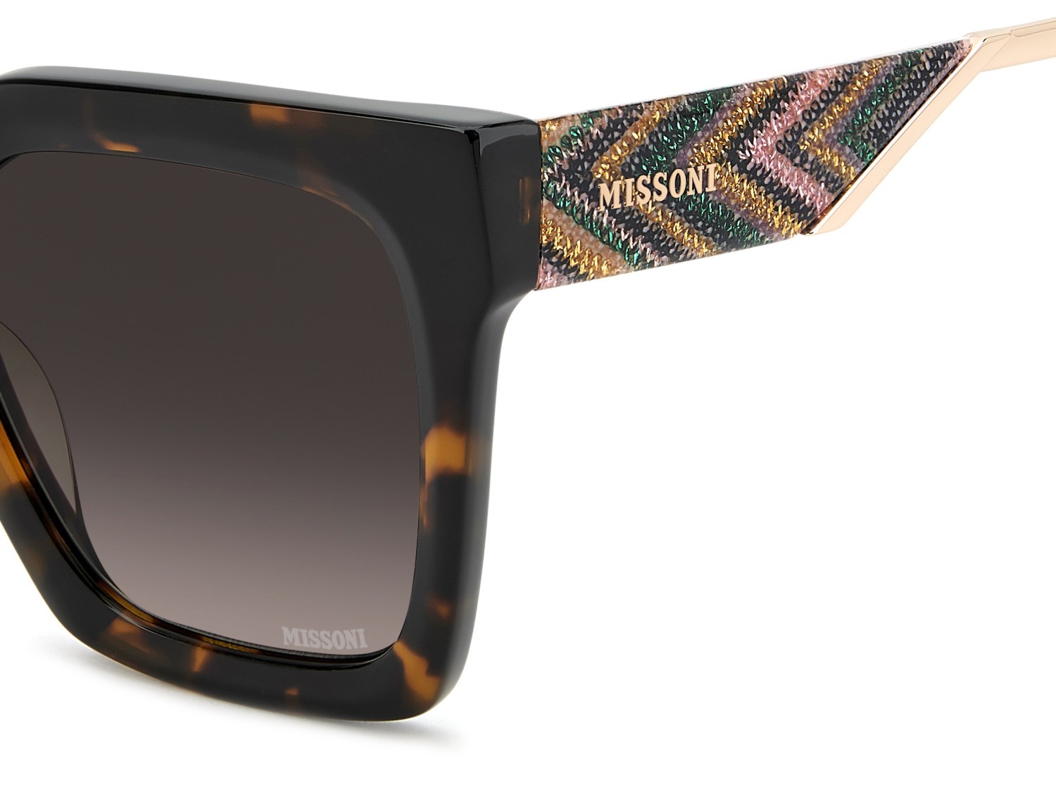 Sonnenbrillen Missoni Mis 0264/G 208806 086 HA farbe havana form quadratisch gläser brown shaded