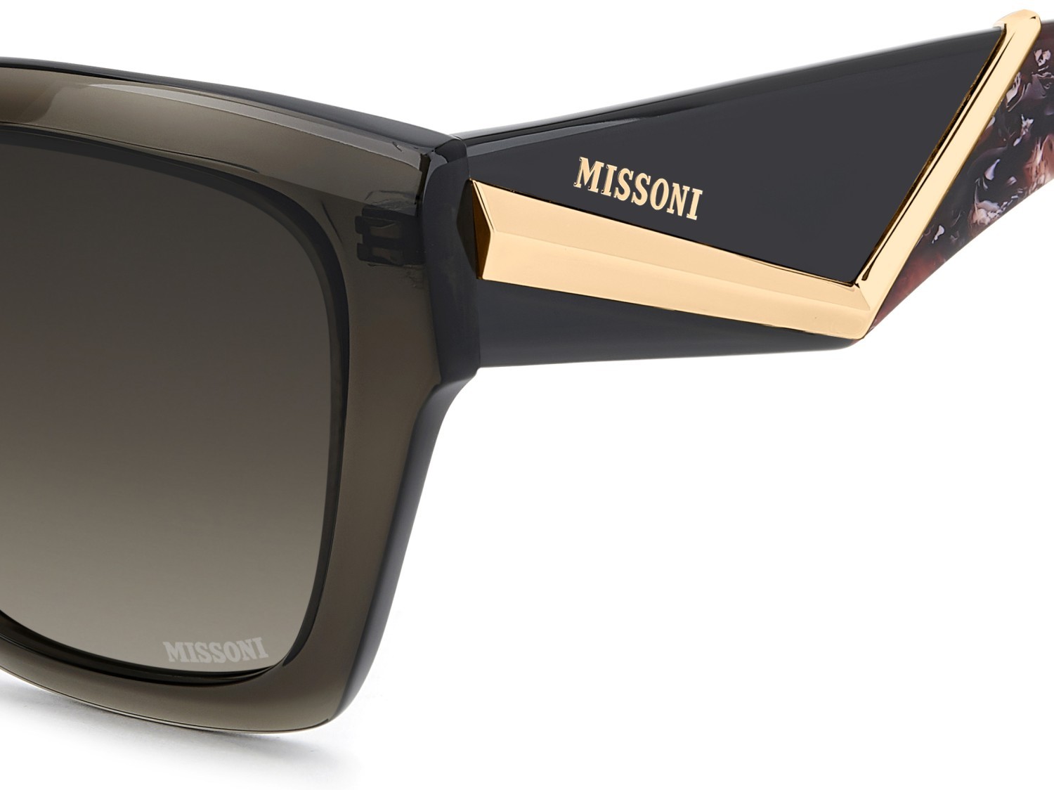 Sonnenbrillen Missoni Mis 0267/S 208812 KB7 HA farbe grey form quadratisch gläser brown shaded