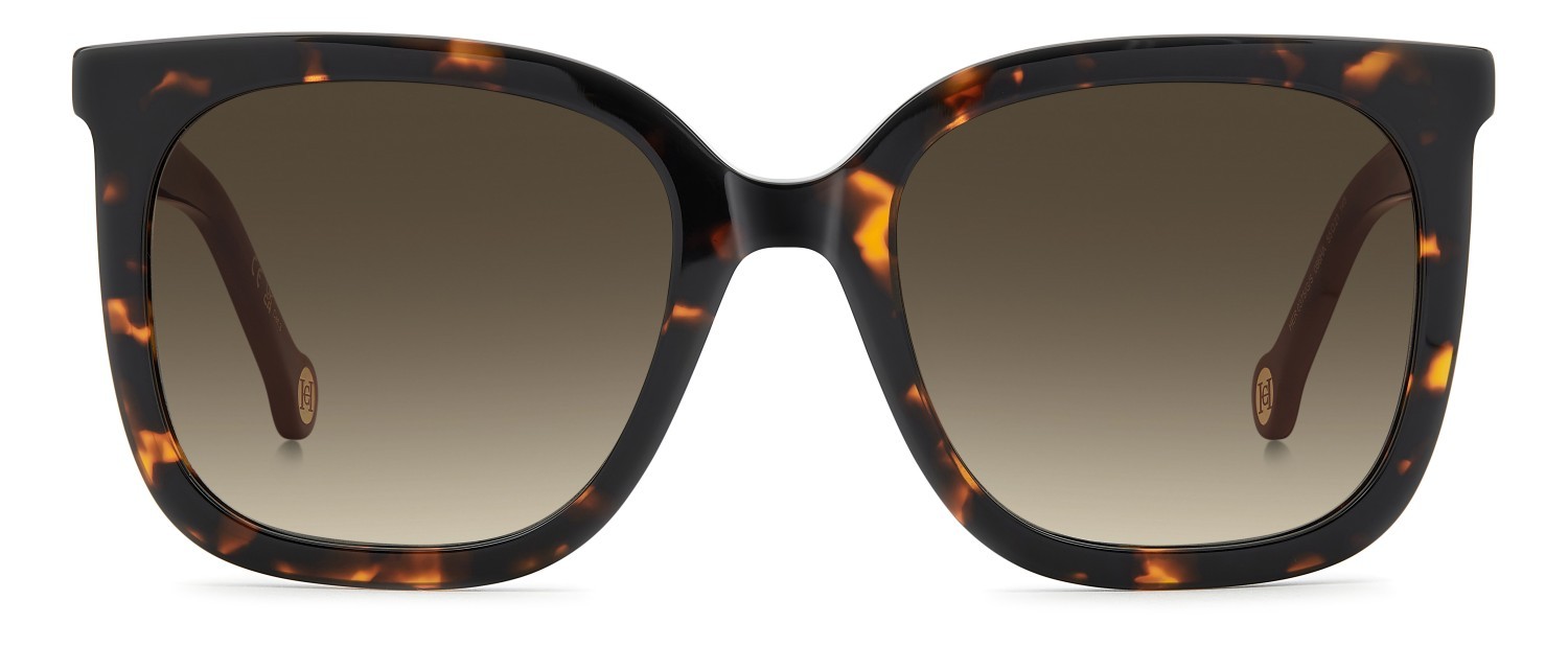 Occhiali da sole Carolina Herrera Her 0375/G 208825 086 HA colore havana forma quadrato lenti brown shaded
