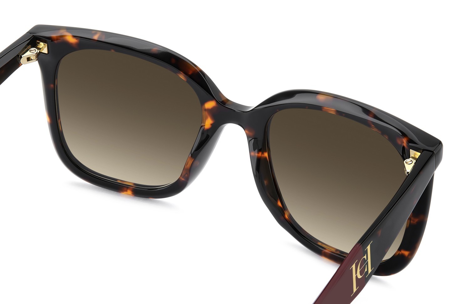 Occhiali da sole Carolina Herrera Her 0375/G 208825 086 HA colore havana forma quadrato lenti brown shaded
