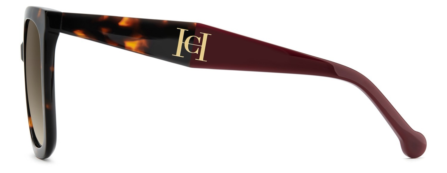 Occhiali da sole Carolina Herrera Her 0375/G 208825 086 HA colore havana forma quadrato lenti brown shaded