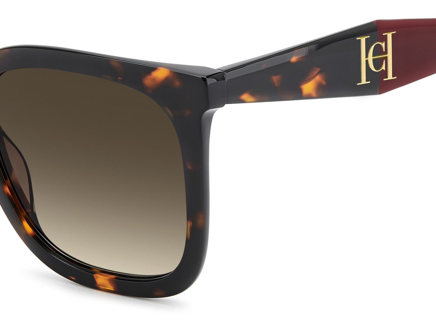 Occhiali da sole Carolina Herrera Her 0375/G 208825 086 HA colore havana forma quadrato lenti brown shaded