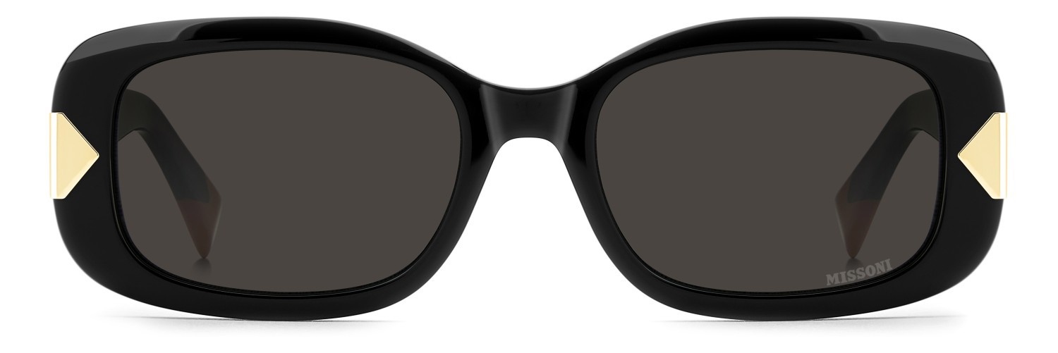 Sonnenbrillen Missoni Mis 0285/S 208826 807 IR farbe black form rechteckig gläser grey