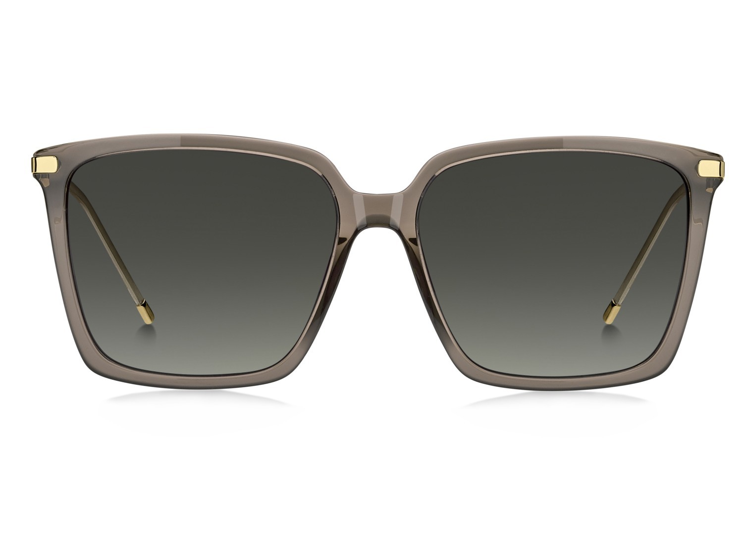 Sonnenbrillen Hugo Boss 1947/S 208829 09Q 9O farbe brown form quadratisch gläser dark grey shaded