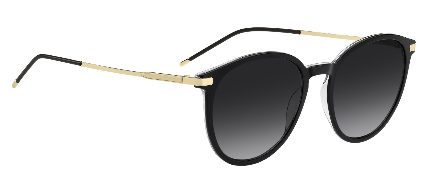 Sunglasses Hugo Boss 1948/S 208830 EI7 9O color black crystal 2 shape pantos lenses dark grey shaded