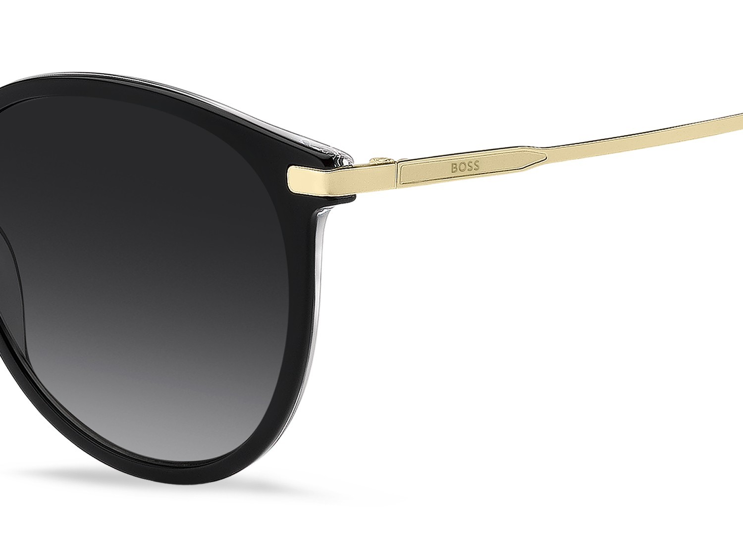 Sunglasses Hugo Boss 1948/S 208830 EI7 9O color black crystal 2 shape pantos lenses dark grey shaded