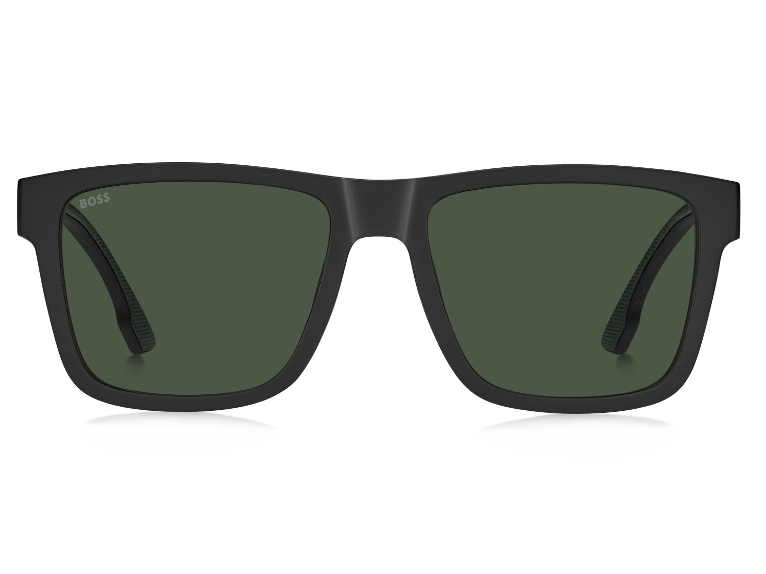 Occhiali da sole Hugo Boss 1907/S 208831 807 QT colore black forma quadrato lenti green
