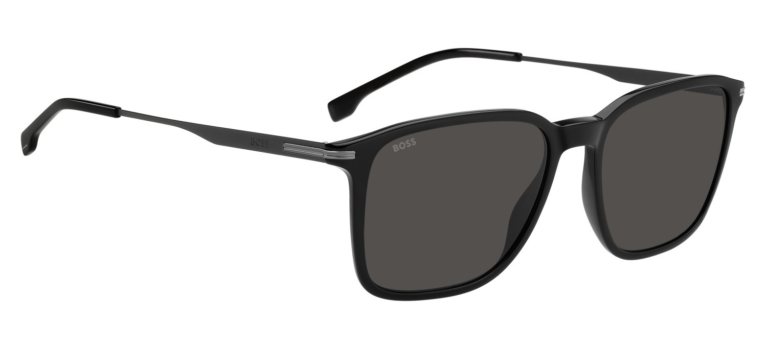 Sunglasses Hugo Boss 1886/S 208832 807 IR color black shape rectangle lenses grey