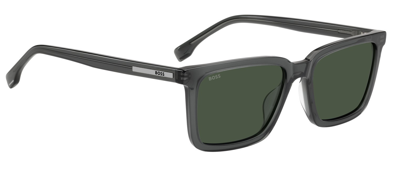 Occhiali da sole Hugo Boss 1893/G 208833 1ED QT colore green forma rettangolare lenti green