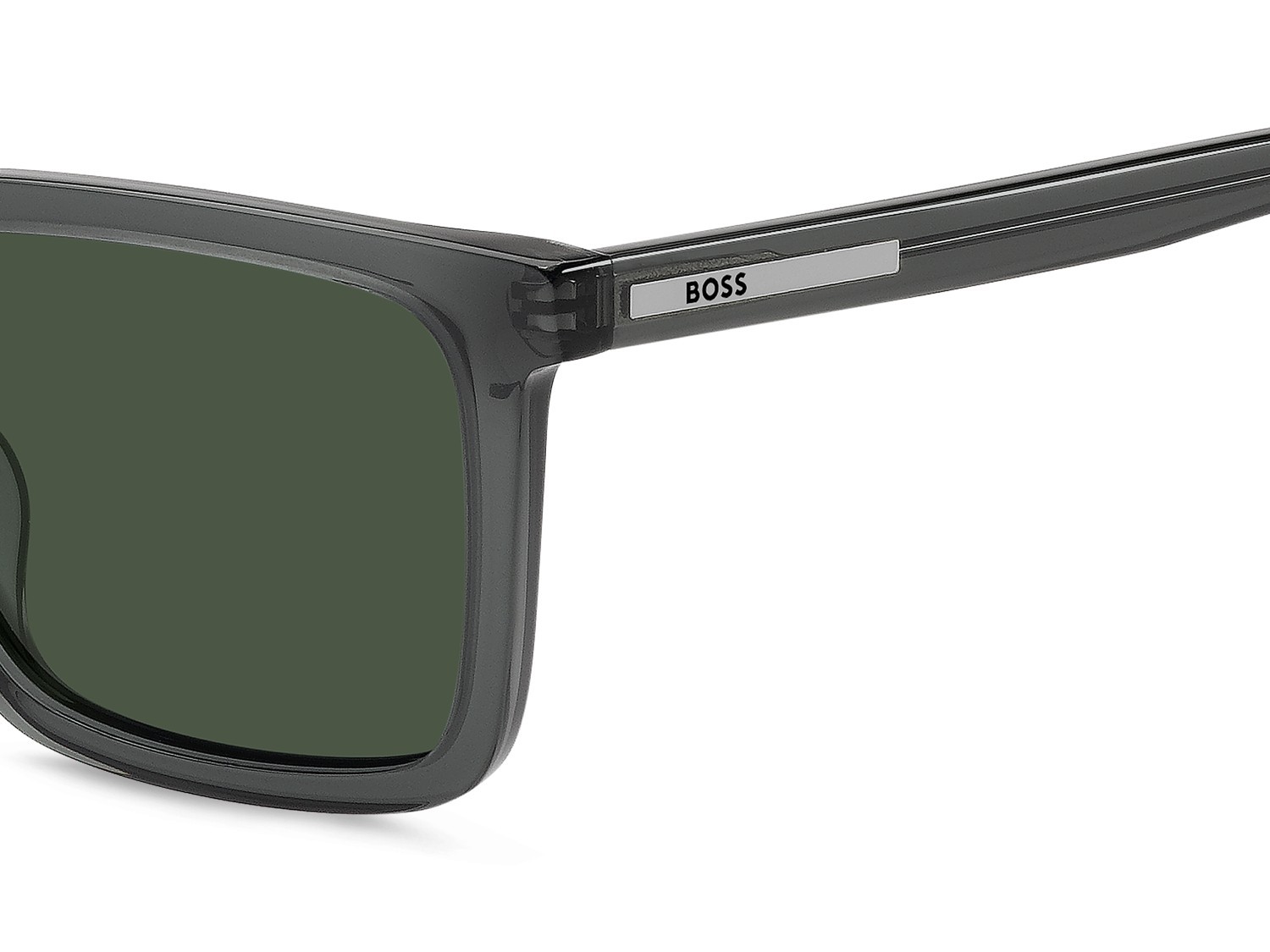 Occhiali da sole Hugo Boss 1893/G 208833 1ED QT colore green forma rettangolare lenti green
