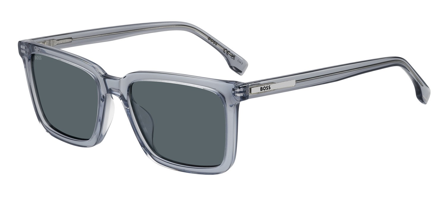 Sunglasses Hugo Boss 1893/G 208833 PJP IR color blue shape rectangle lenses grey