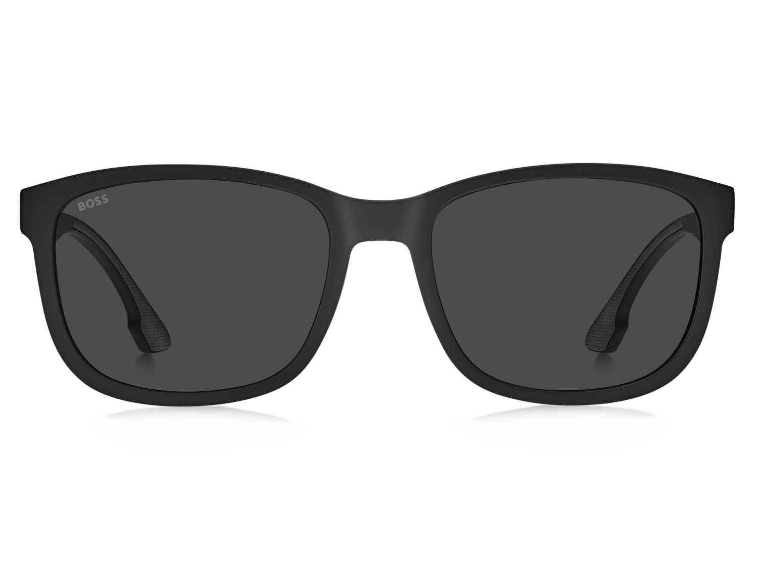 Occhiali da sole Hugo Boss 1905/G 208838 807 IR colore black forma rettangolare lenti grey