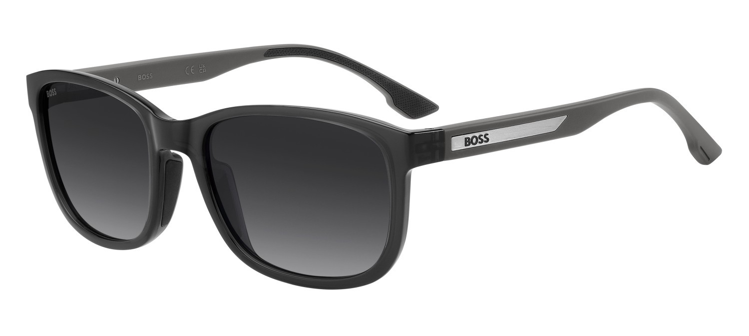 Occhiali da sole Hugo Boss 1905/G 208838 KB7 9O colore grey forma rettangolare lenti dark grey shaded