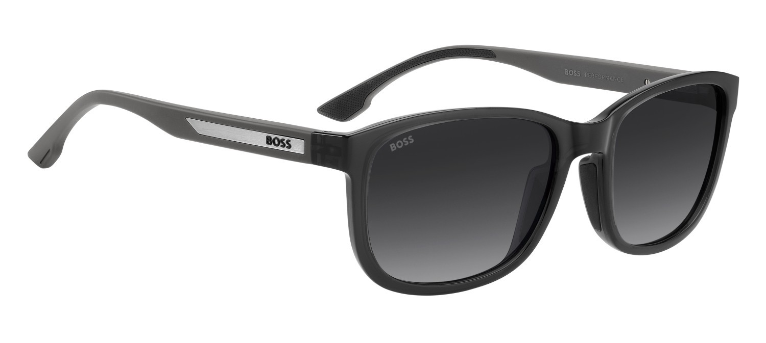 Occhiali da sole Hugo Boss 1905/G 208838 KB7 9O colore grey forma rettangolare lenti dark grey shaded