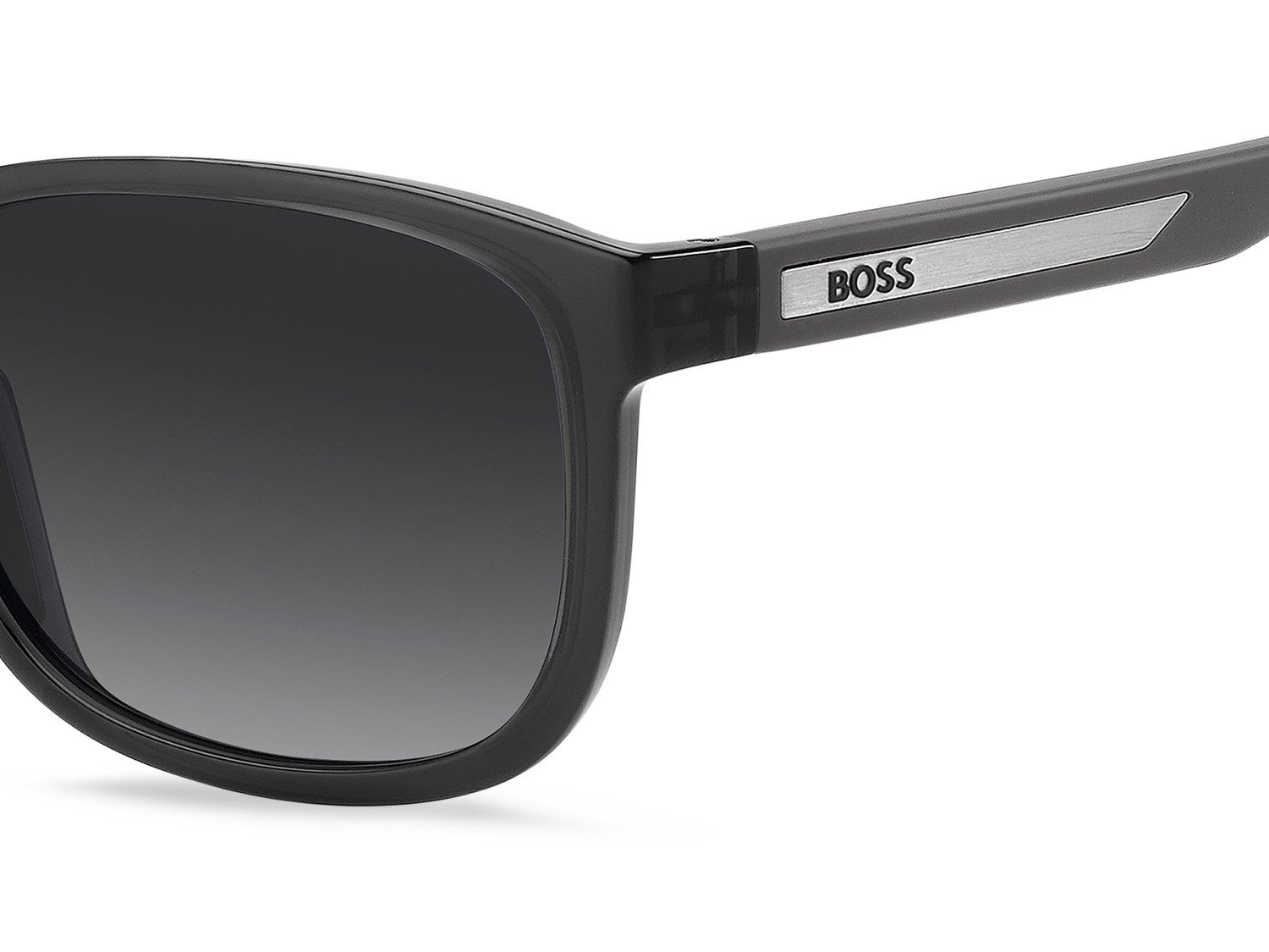 Occhiali da sole Hugo Boss 1905/G 208838 KB7 9O colore grey forma rettangolare lenti dark grey shaded