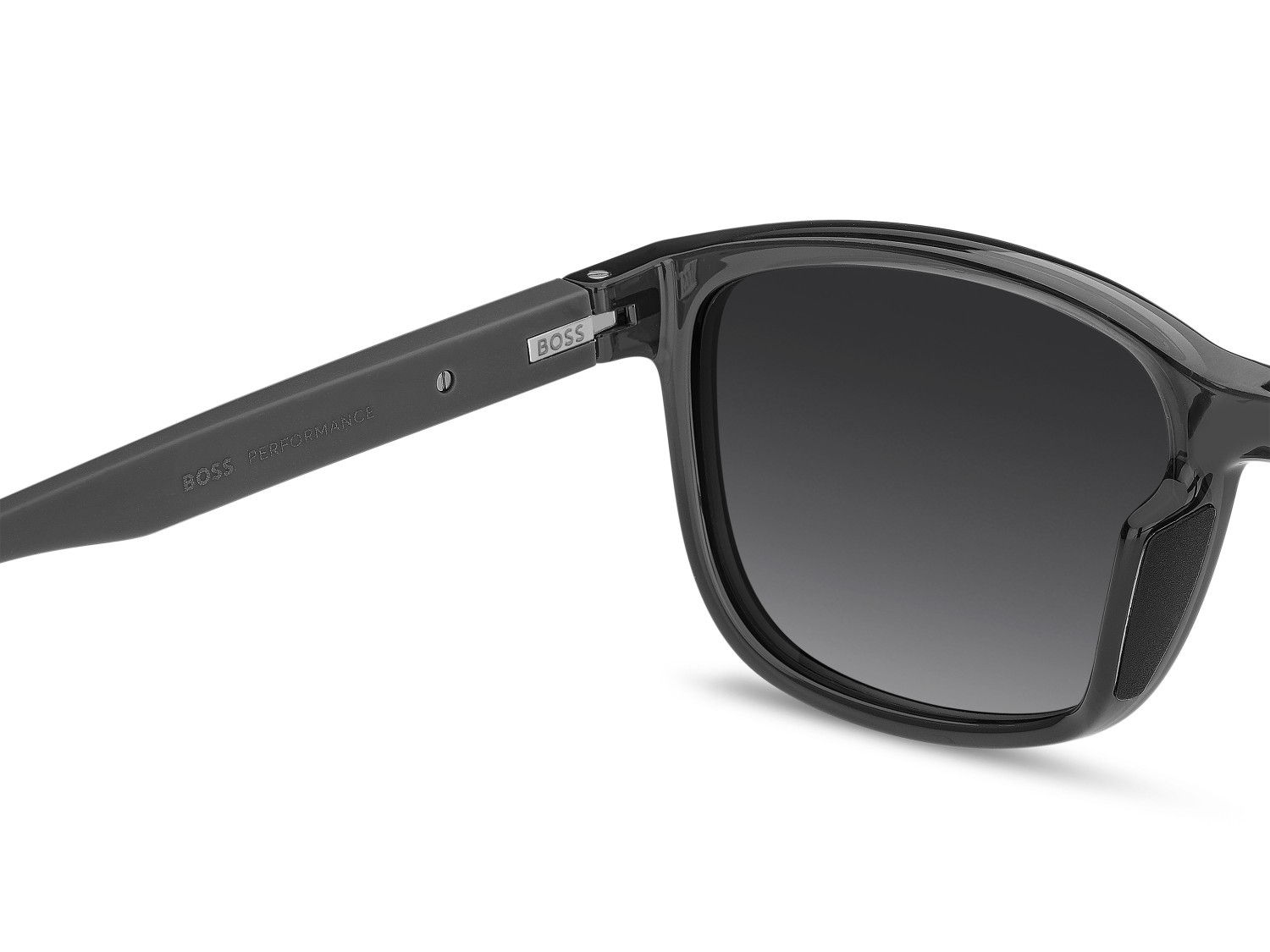 Occhiali da sole Hugo Boss 1905/G 208838 KB7 9O colore grey forma rettangolare lenti dark grey shaded