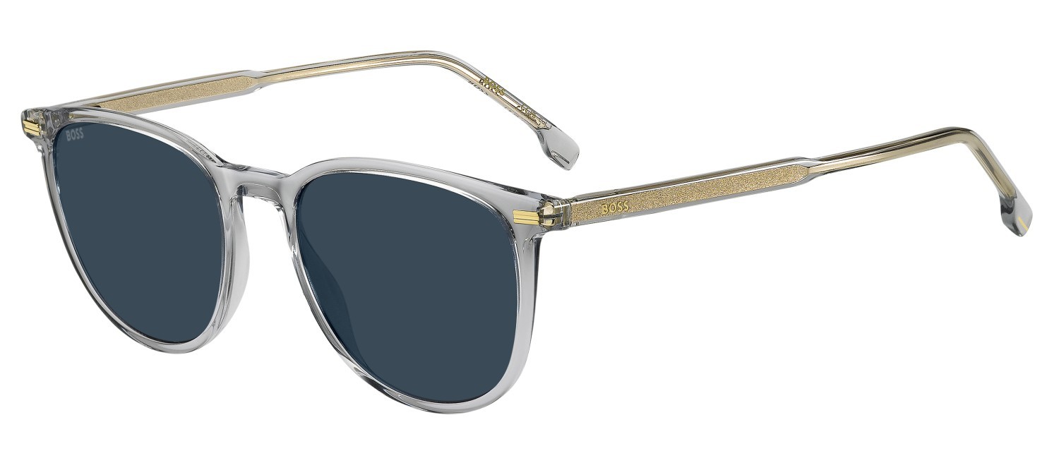 Sunglasses Hugo Boss 1881/S 208840 KB7 KU color grey shape pantos lenses blue