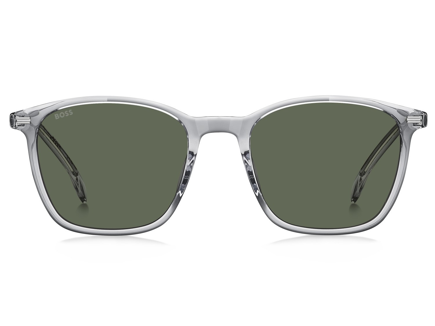 Occhiali da sole Hugo Boss 1880/G 208841 KB7 QT colore grey forma pantos lenti green