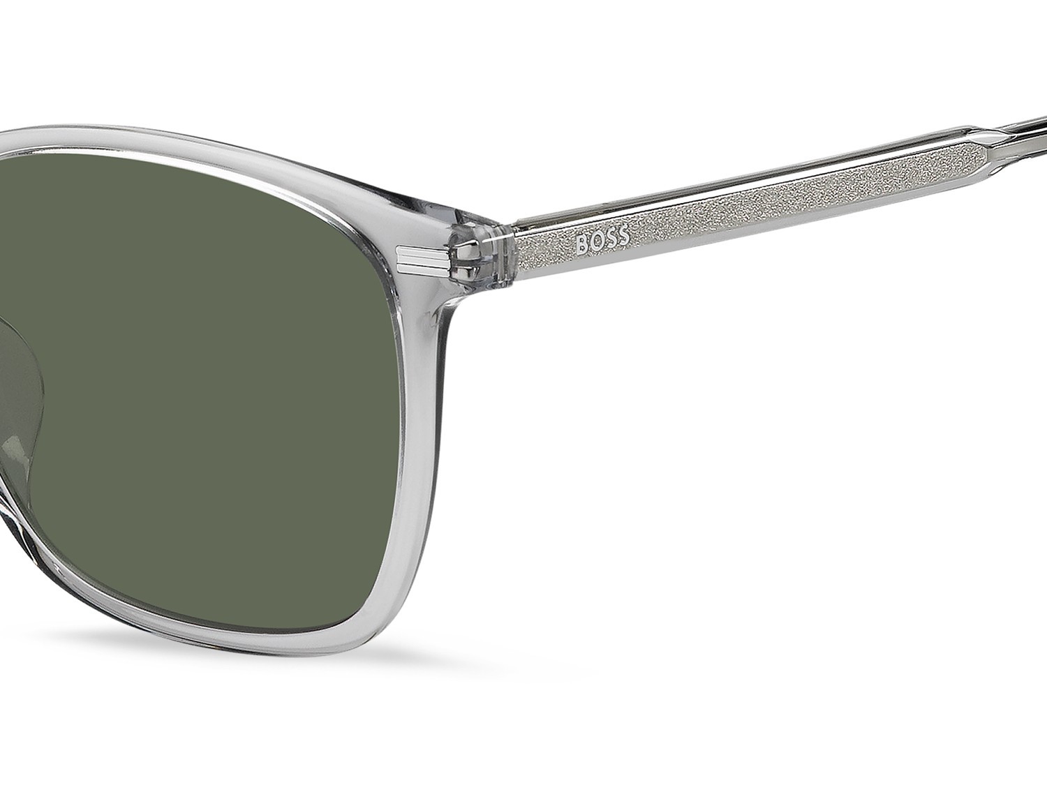 Occhiali da sole Hugo Boss 1880/G 208841 KB7 QT colore grey forma pantos lenti green