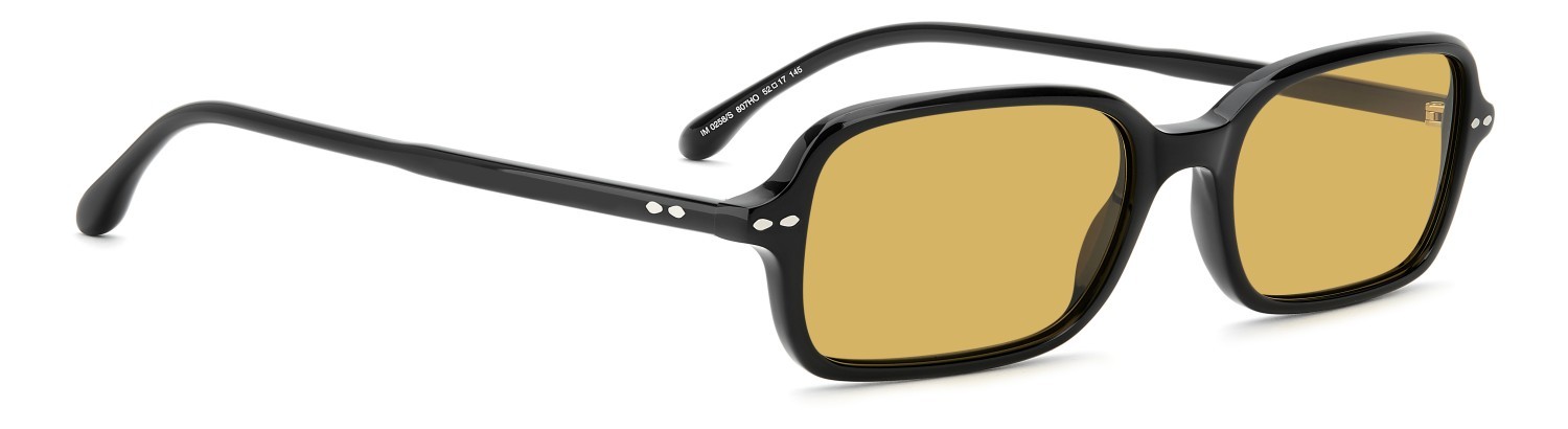 Sunglasses Isabel Marant Im 0258/S 208843 807 HO color black shape rectangle lenses yellow