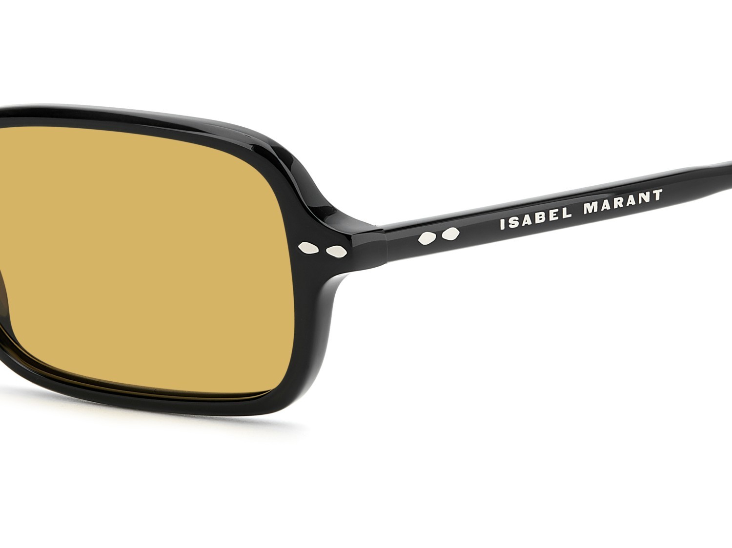 Sunglasses Isabel Marant Im 0258/S 208843 807 HO color black shape rectangle lenses yellow