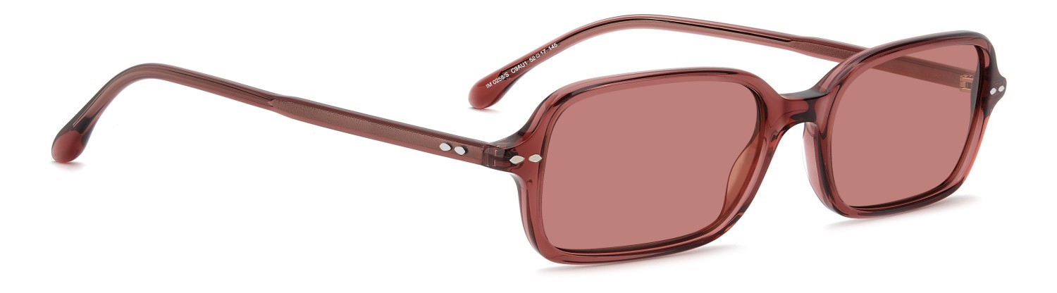 Sunglasses Isabel Marant Im 0258/S 208843 C9A U1 color red shape rectangle lenses pink