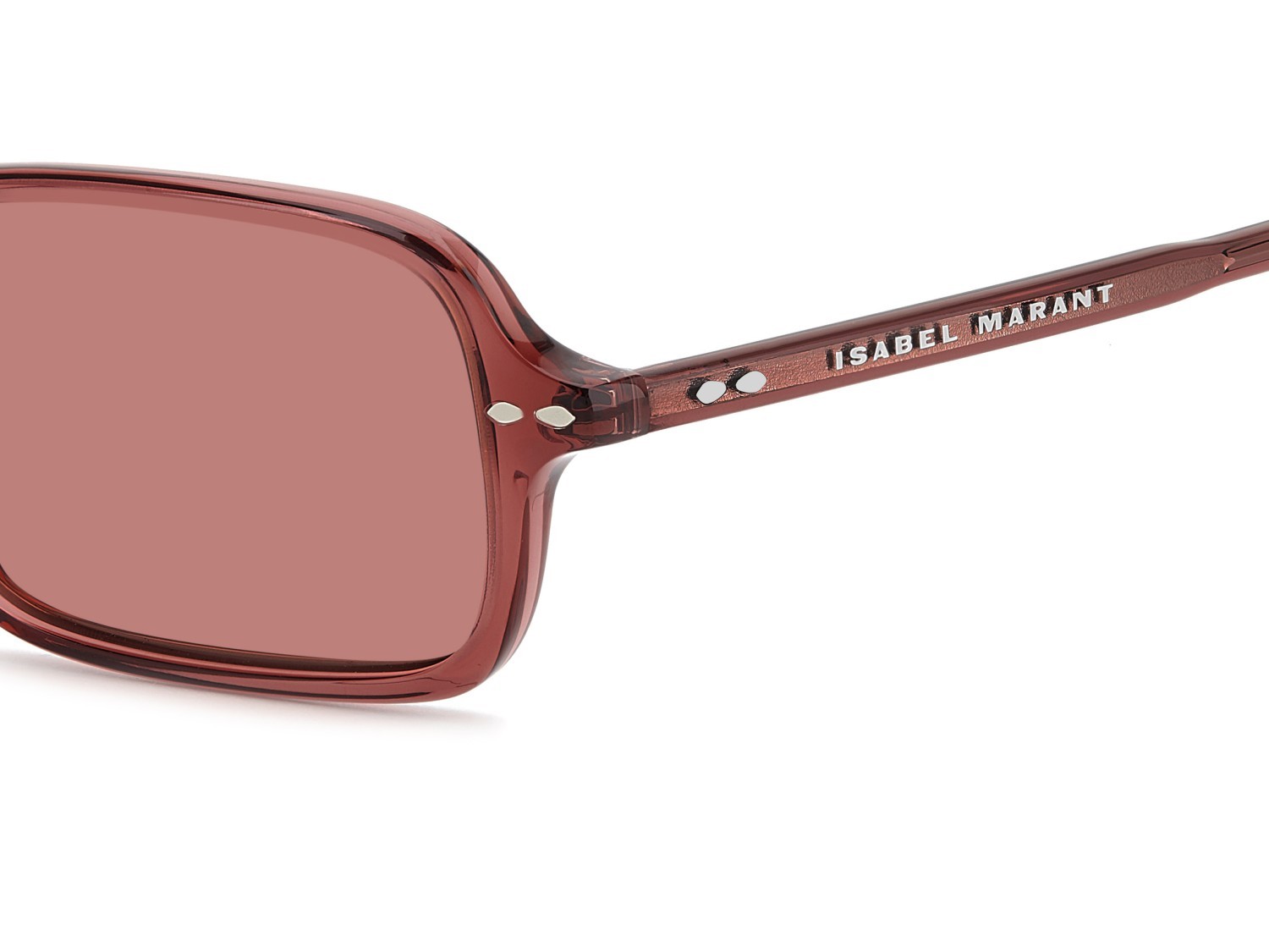 Sunglasses Isabel Marant Im 0258/S 208843 C9A U1 color red shape rectangle lenses pink