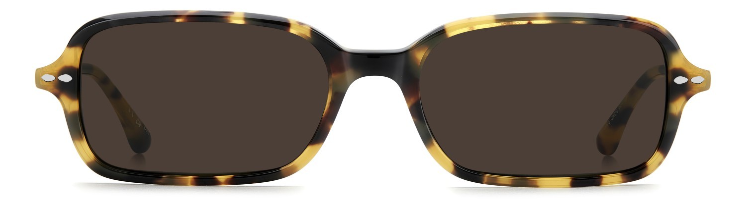 Sunglasses Isabel Marant Im 0258/S 208843 C9B 70 color havana honey shape rectangle lenses brown