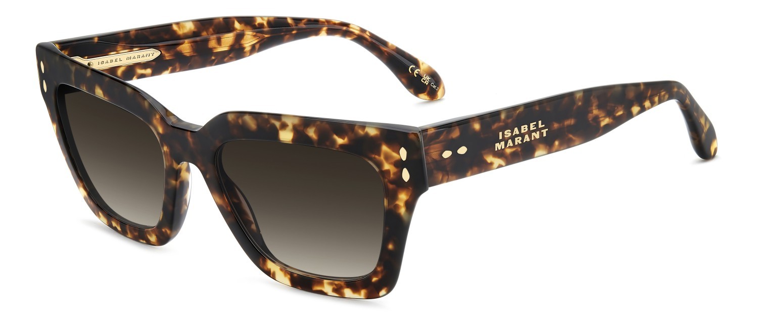 Sunglasses Isabel Marant Im 0251/S 208844 086 HA color havana shape cat eye lenses brown shaded