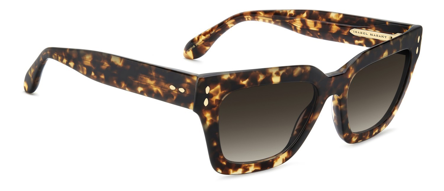 Sunglasses Isabel Marant Im 0251/S 208844 086 HA color havana shape cat eye lenses brown shaded