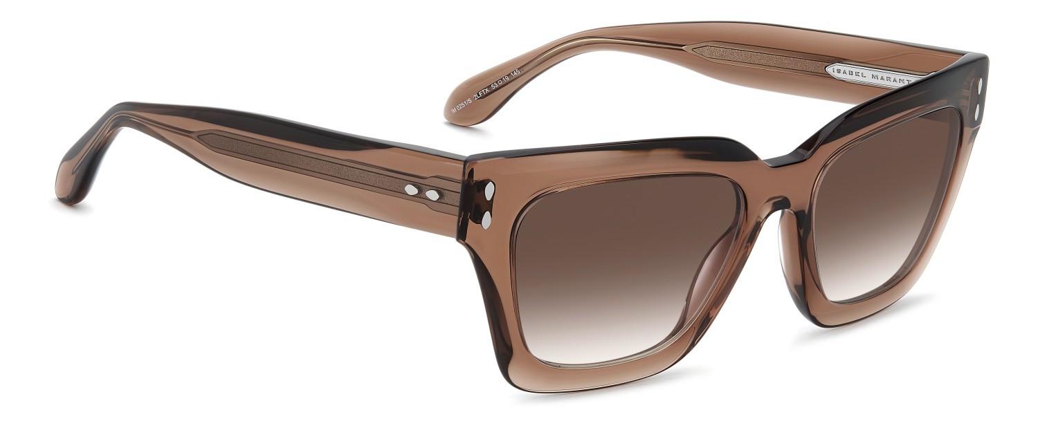 Sunglasses Isabel Marant Im 0251/S 208844 2LF TX color brick shape cat eye lenses red shaded