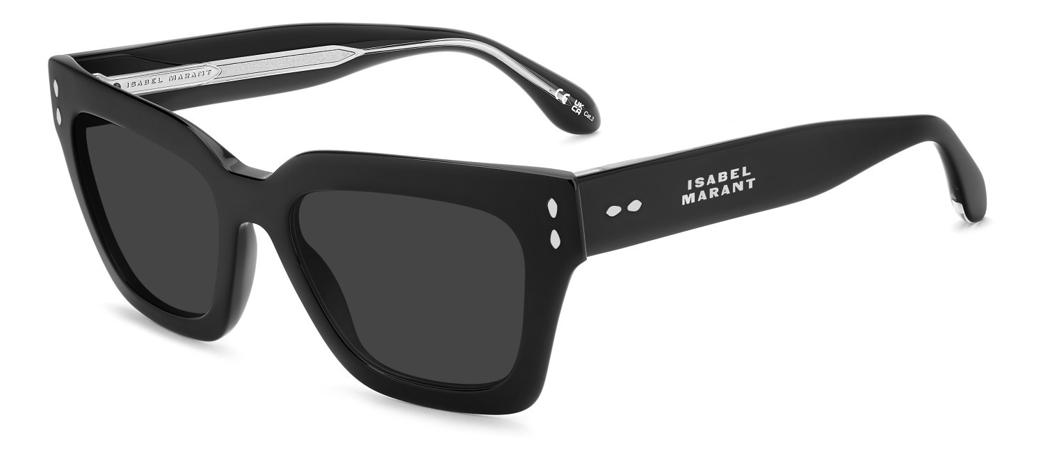 Sunglasses Isabel Marant Im 0251/S 208844 807 IR color black shape cat eye lenses grey
