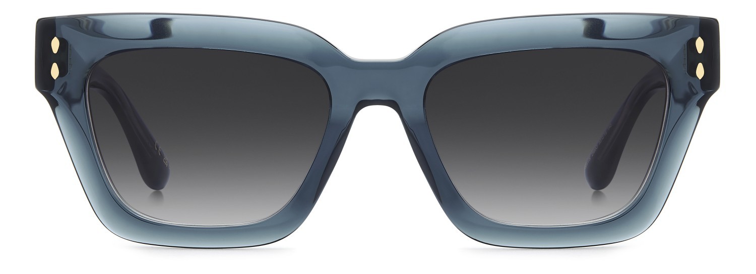 Sunglasses Isabel Marant Im 0251/S 208844 ZI9 9O color teal shape cat eye lenses dark grey shaded