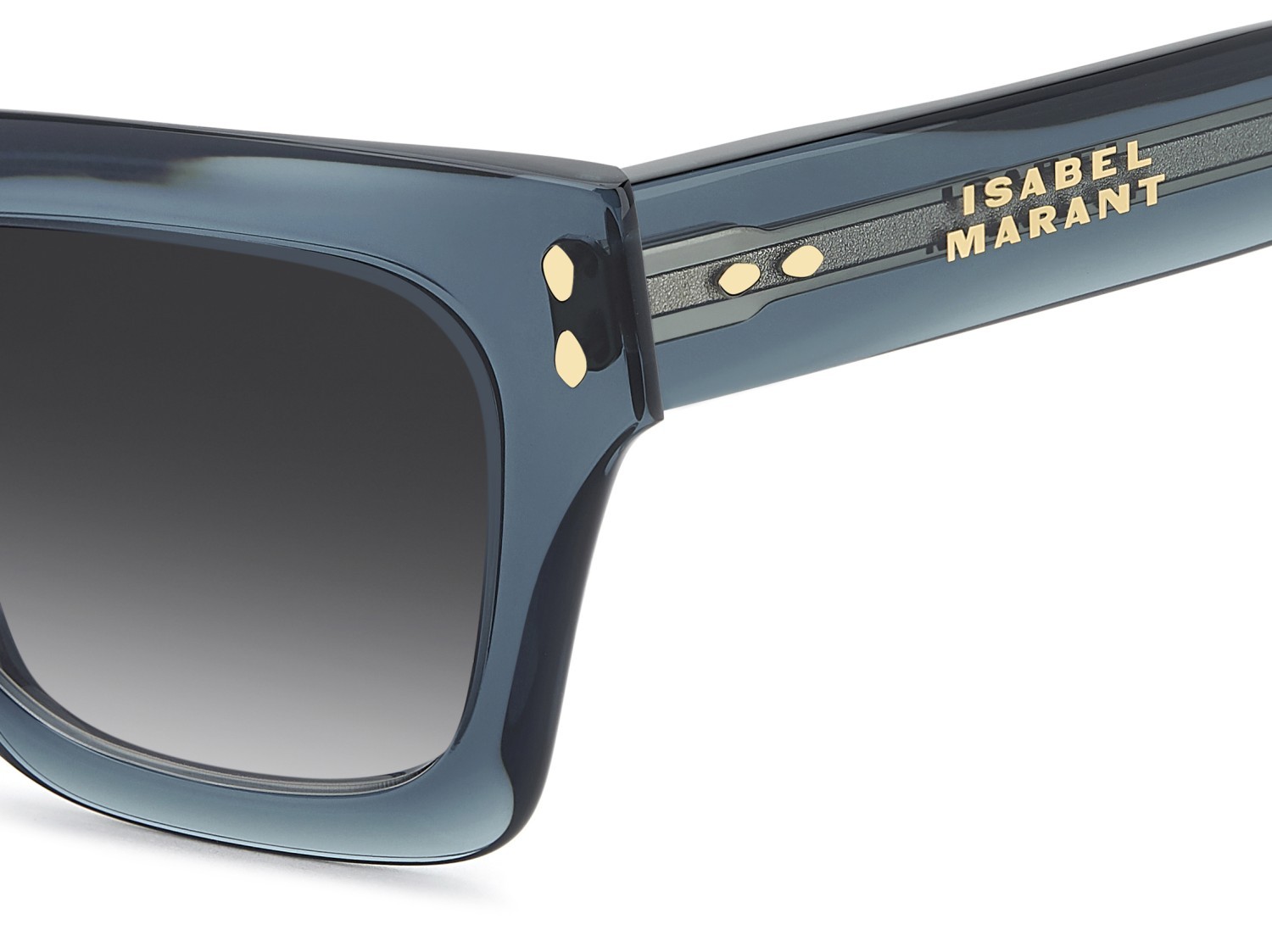 Sunglasses Isabel Marant Im 0251/S 208844 ZI9 9O color teal shape cat eye lenses dark grey shaded