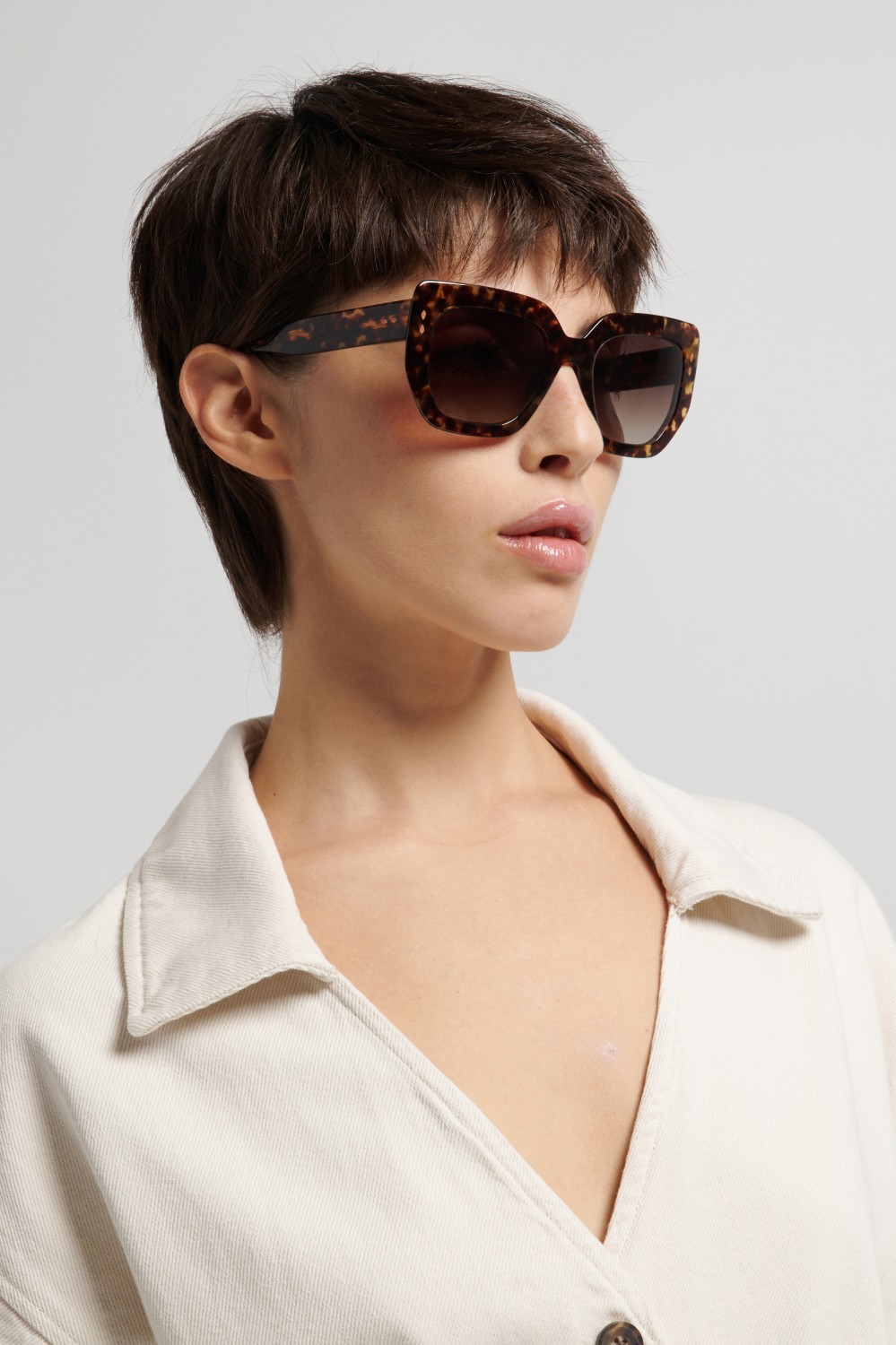 Sunglasses Isabel Marant Im 0252/S 208848 086 HA color havana shape rectangle lenses brown shaded