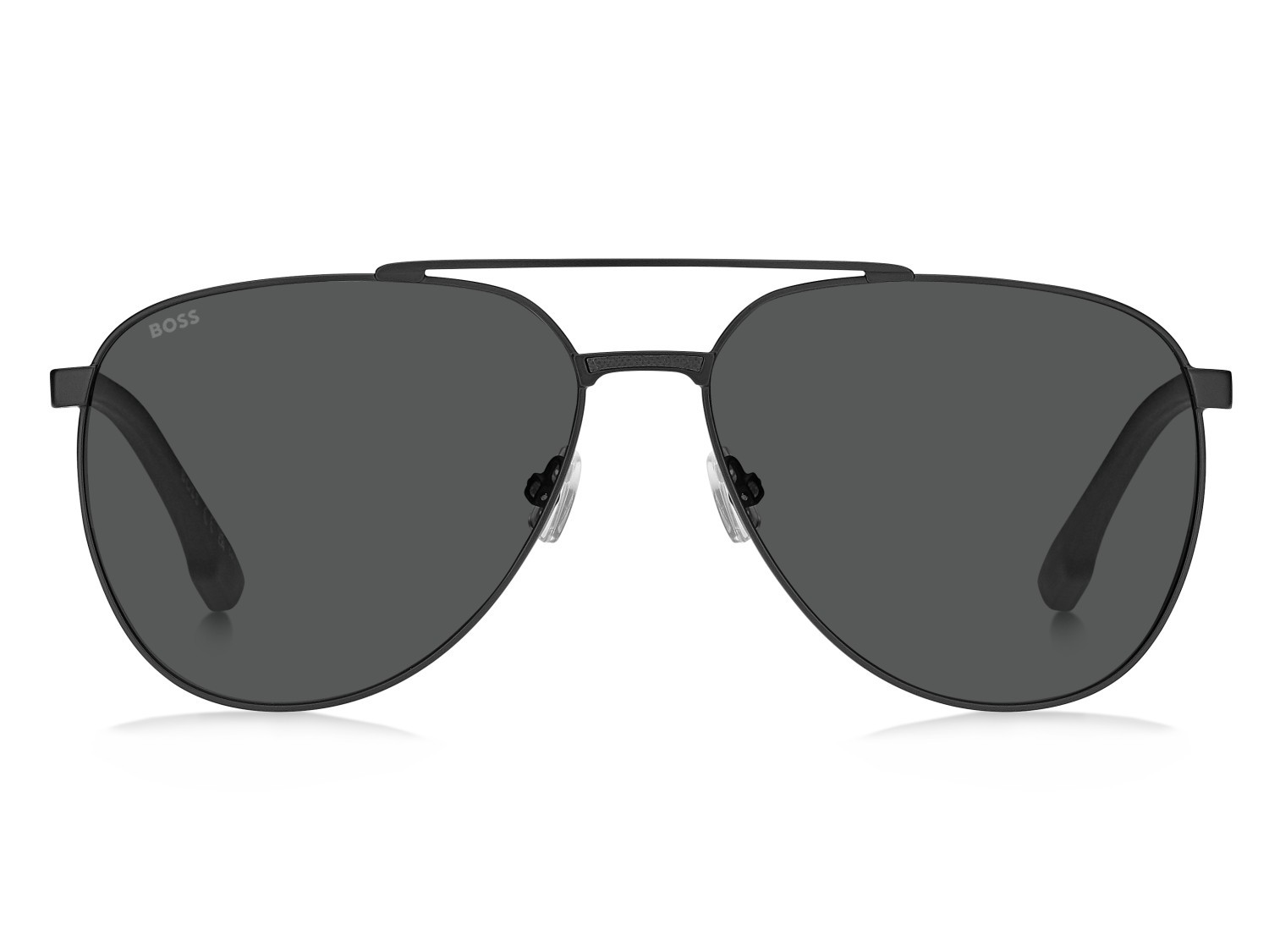 Occhiali da sole Hugo Boss 1914/S 208849 003 IR colore matte black forma aviator lenti grey