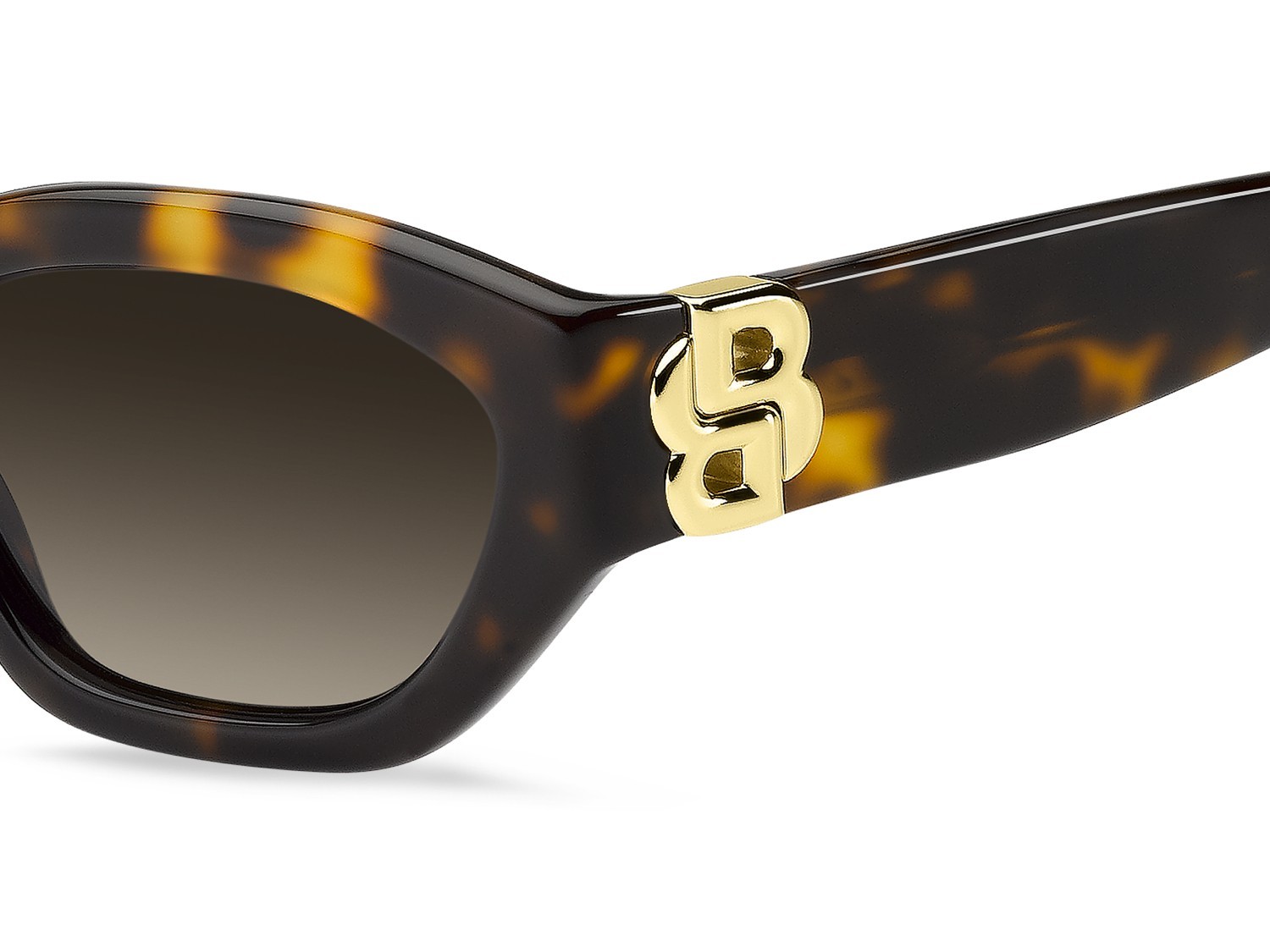 Occhiali da sole Hugo Boss 1937/S 208852 086 HA colore havana forma cat eye lenti brown shaded