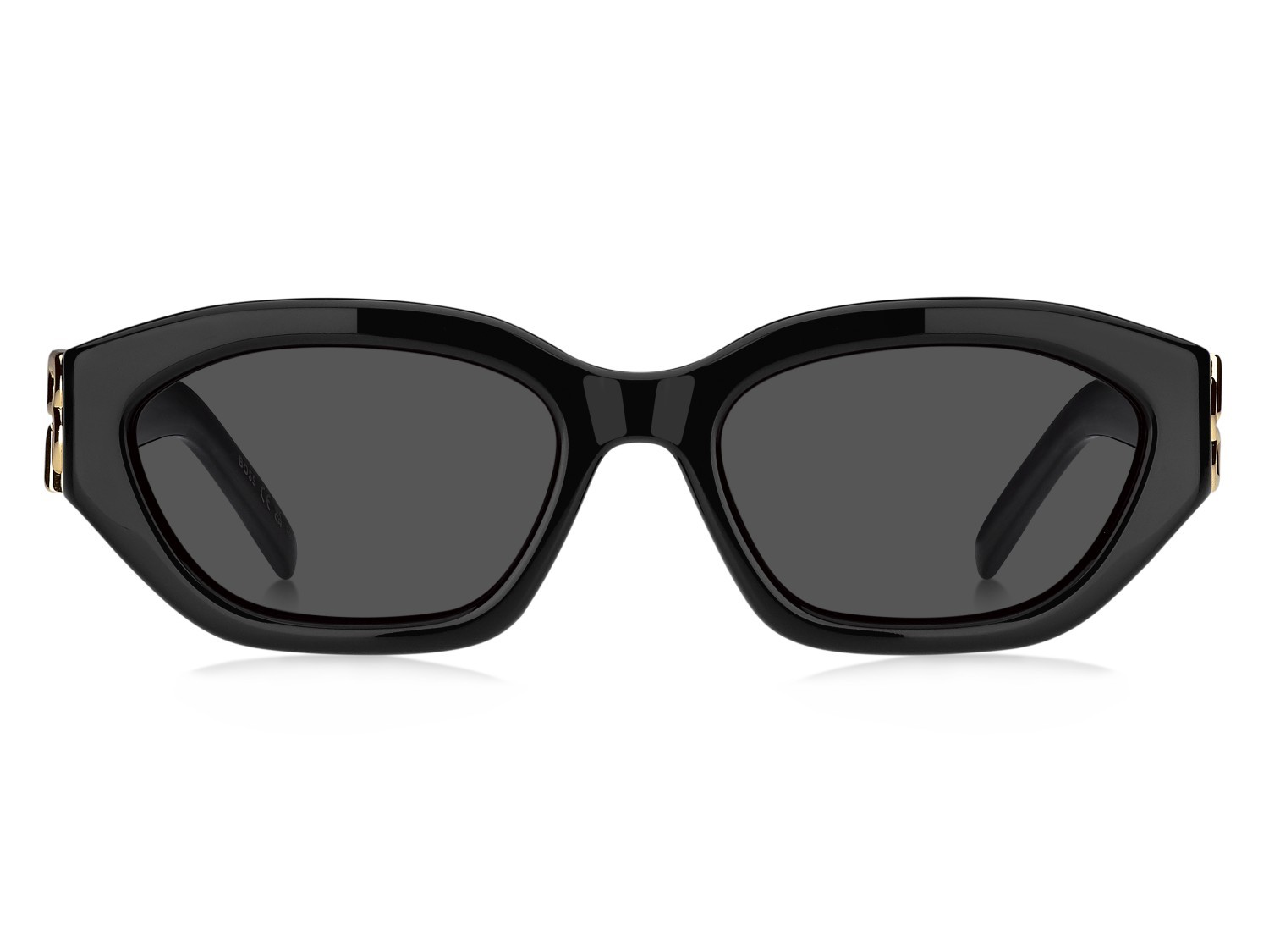 Occhiali da sole Hugo Boss 1937/S 208852 807 IR colore black forma cat eye lenti grey