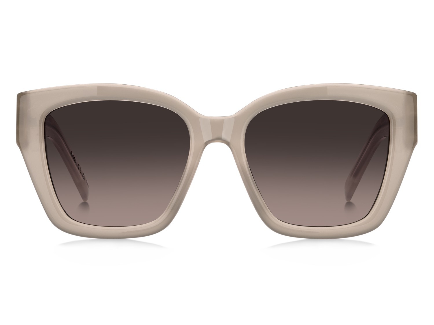 Occhiali da sole Hugo Boss 1938/G 208853 FWM HA colore nude forma quadrato lenti brown shaded