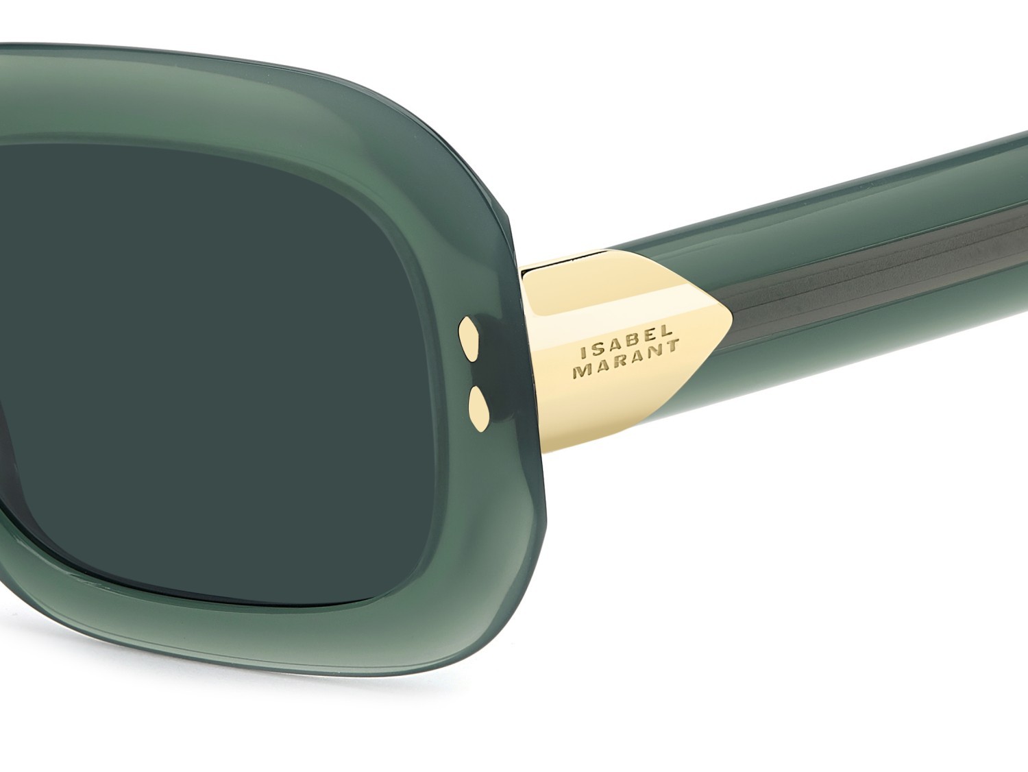 Sunglasses Isabel Marant Im 0246/S 208856 1ED KU color green shape rectangle lenses blue