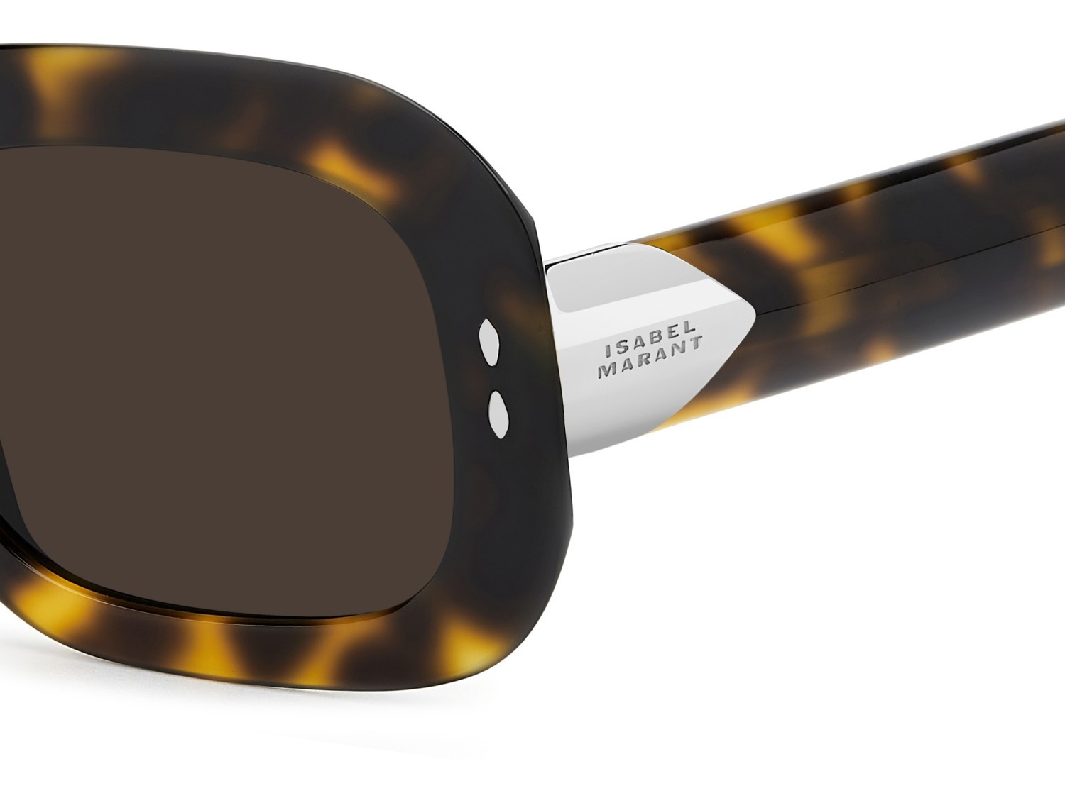 Sunglasses Isabel Marant Im 0246/S 208856 WR9 70 color brown havana shape rectangle lenses brown