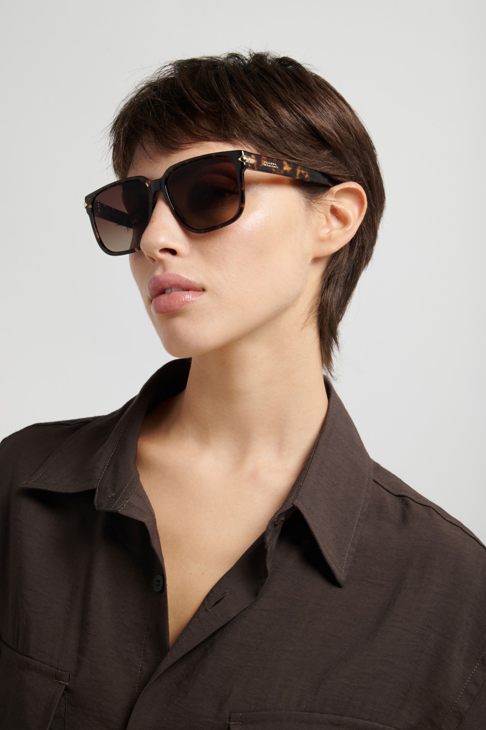 Sunglasses Isabel Marant Im 0264/S 208858 086 HA color havana shape square lenses brown shaded